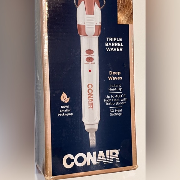 Conair double ceramic like new hair waver with multiple heat settings easy waves - Picture 9 of 10